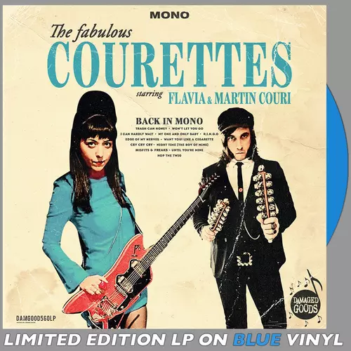 The Courettes - Back In Mono - BLUE VINYL LP