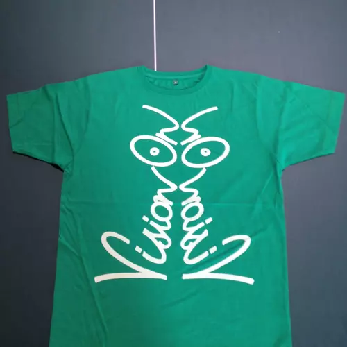 Vision On "Discharge" Tee - Kelly Green