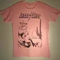 Jesus Wept ladies pink fitted t-shirt