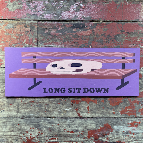 Long Sit Down painting