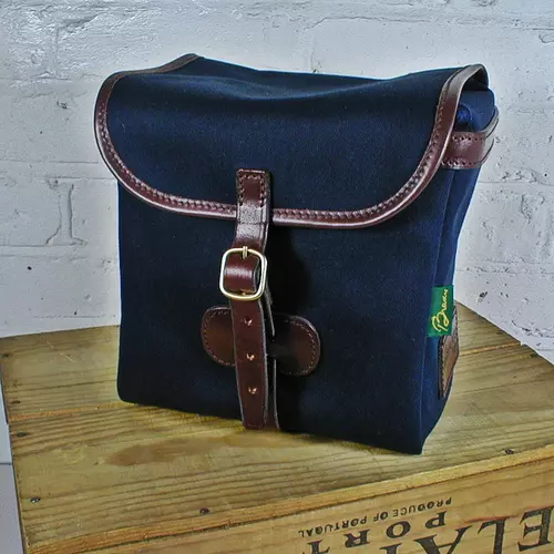 The Classic 7-inch Single Record Hunting Bag - Navy