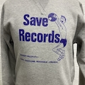 SAVE RECORDS GREY SWEATSHIRT 