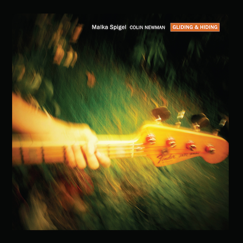 View full size cover Malka Spigel and Colin Newman - Gliding & Hiding