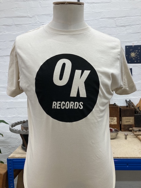 View full size OK RECORDS SHOP TEE