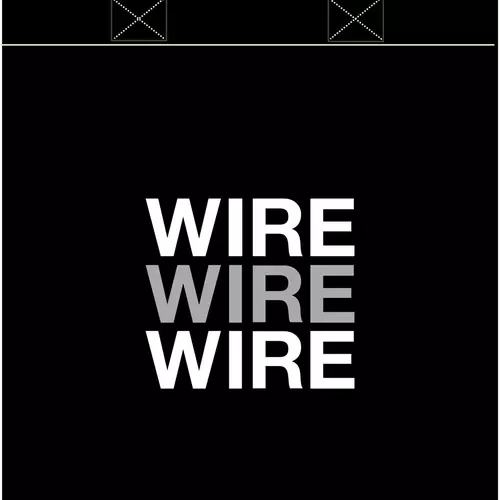 Wire - WIRE tote bag - black