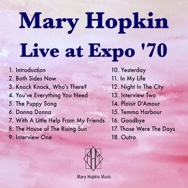 Mary Hopkin - Live at Osaka Expo '70 - Space Records