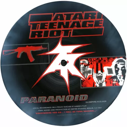 Atari Teenage Riot, Asian Dub Foundation - Split 7 inch Single cover