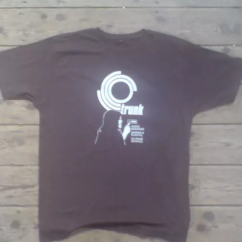 Trunk Records chocolate brown t-shirt