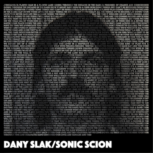 View full size cover Dany Slak - Sonic Scion