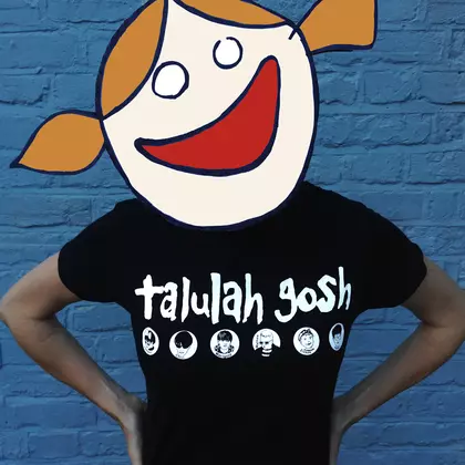 Talulah Gosh - Talulah Gosh Badge Design T-shirt (BLACK) cover