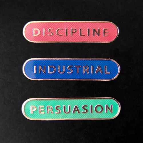 View full size Throbbing Gristle - Individual Throbbing Gristle School Badge