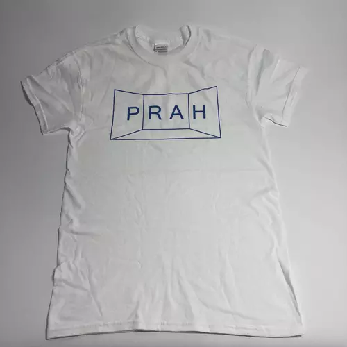 PRAH T-shirt - White + Blue