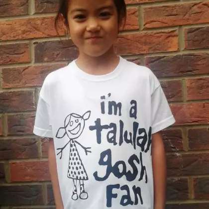 Talulah Gosh - I'm A Talulah Gosh Fan T-shirt (CHILDS WHITE) cover