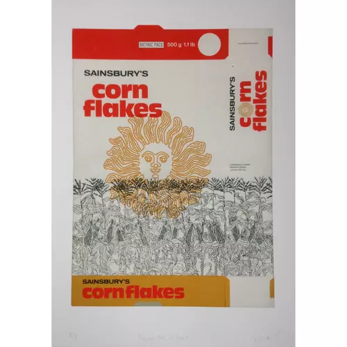 Sainsbury's Pagan Cornflakes Giclee Print